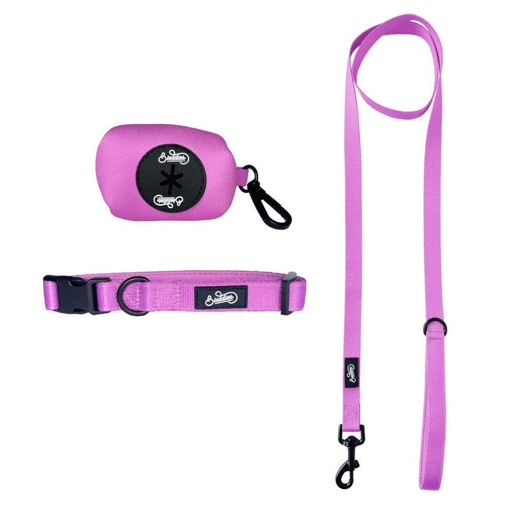 Conjunto Collar Basic Magenta